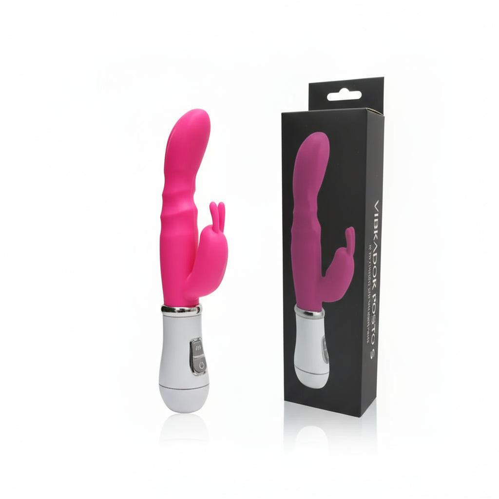 Vibrador Silicone Rabbit 8 Vibrações
